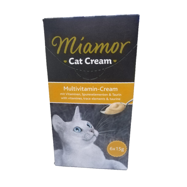 Miamor Cream MultiVitaminli Kedi Ödül Maması 6x15 Gr