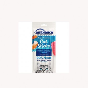 Ambiance 3Lü Ton Balıklı Ve Karidesli Kedi Ödül Çubuğu
